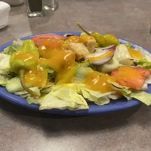 House Salad with Homemade Italian Dressing