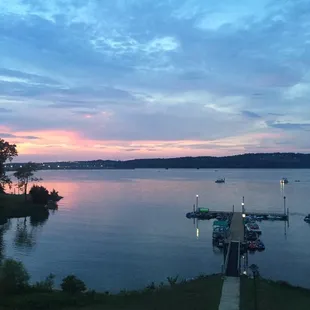 Sunset view from the Dining Room