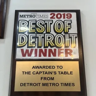 the best of detroit winner