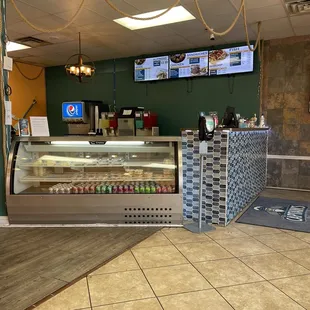 Inside Captain's table nice and clean