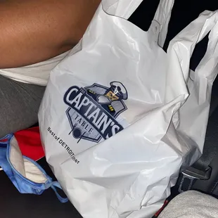 the captain's tablecloth bag