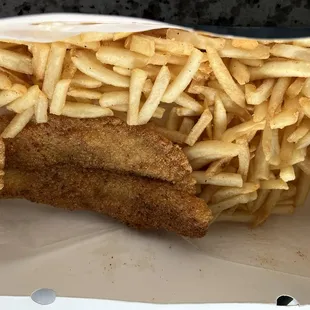 Carry out catfish combo