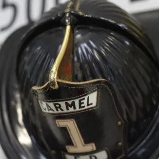 Lots of helmets on display