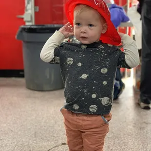 My youngest enjoying the birthday party