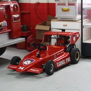 Kids can get in and pretend to drive