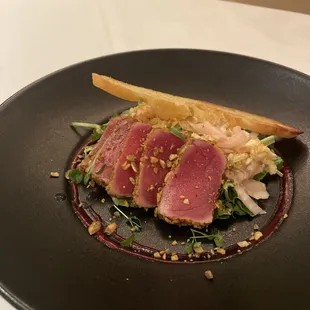 Ahi tuna for an appetizer