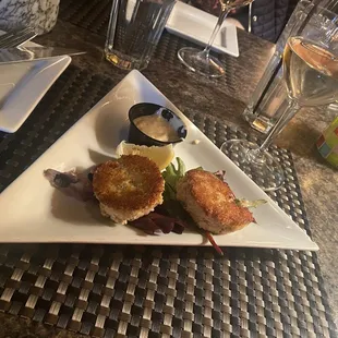 Delicious crab cakes!