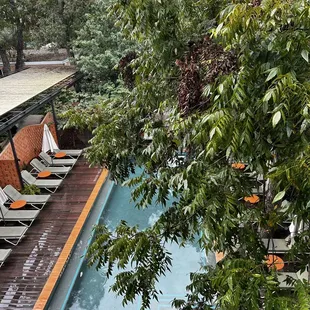 Pool from the stairwell