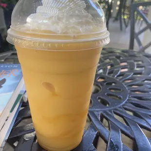 leach smoothie on a hot day