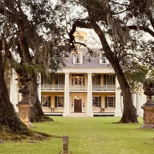 The Houmas House ( the restaurant is on the right side of this plantation house.