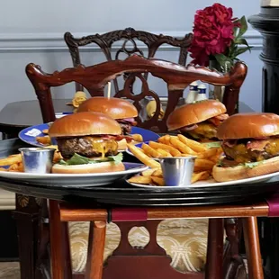 The kids were happy with these beautiful burgers.