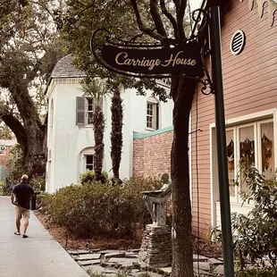 Outside entrance to The Carriage House