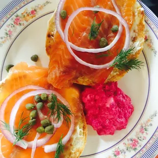 Bagels and lox