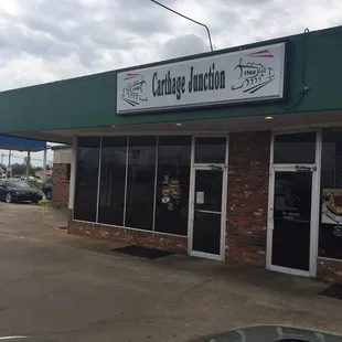 the outside of the store