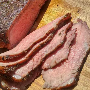 San Diego Style Smoked Tri-Tip, injected and marinated with Craft Beer!