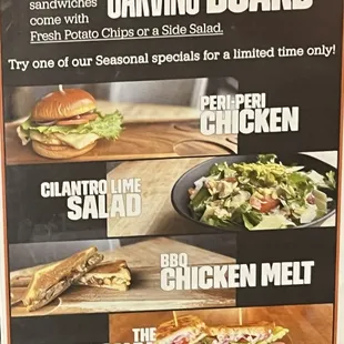 Menu as of April 2024 (p. 4)