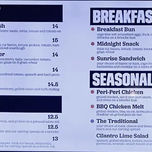 Menu as of April 2024 (p. 2)