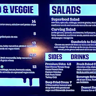 Menu as of April 2024 (p. 3)
