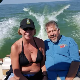 On our a way to Kelleys Island!! A rare Saturday off!!!!