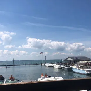 Perfect breakfast view.