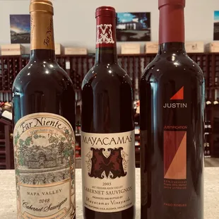 Backdated vintages and hard to find California wineries are a speciality!