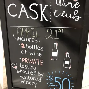 Wine Club tasting