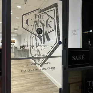 Entry to The Cask