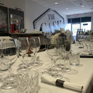 We love throwing parties! All our tasting events use the best glassware and premium charcuterie and cheeses