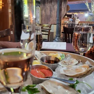 oysters and mussels