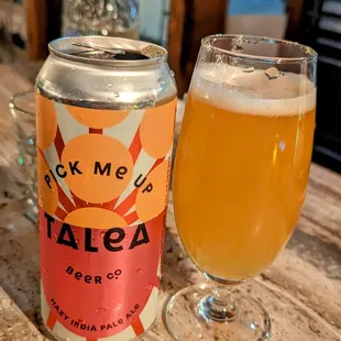 October 31, 2023; Talea Pick Me Up Hazy IPA ($9).