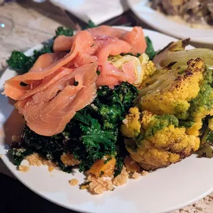 October 31, 2023; Charred orange cauliflower ($18).