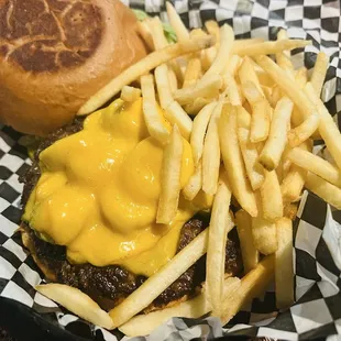 Jalapeno Cheddar Burger