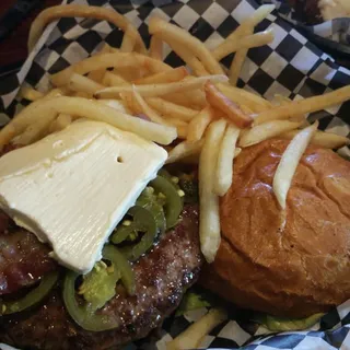 Jalapeno Cream Cheese Burger