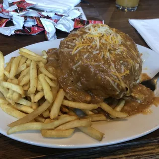 Green Chili Cheese Burger