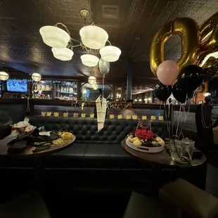 They reserved a table for a birthday we were celebrating