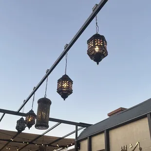 outside