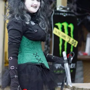 Castle cast: Edwina Scissorhands.