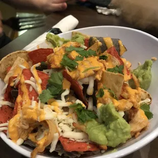 Southwest sidewinders with tortilla chips