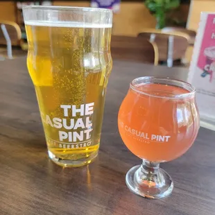 Ornery and Cherry Blossom beers