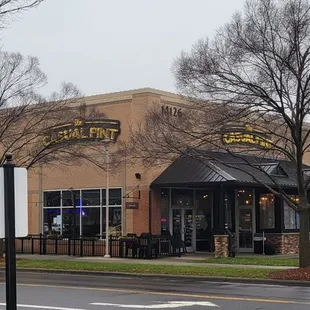 the front of the restaurant