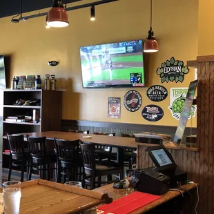 Big TVs and games to play for in-house entertainment