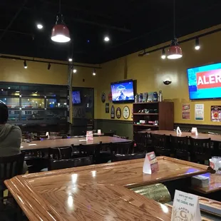 Nice taproom. Not too busy tonight.