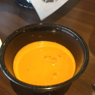 Boom Boom sauce (think spicy mayonnaise with a richer taste)