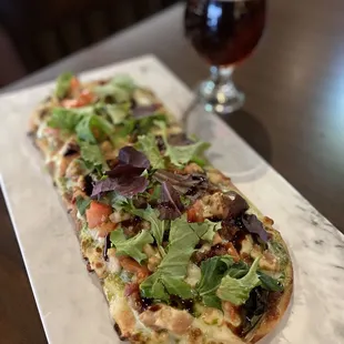 Our Chicken Basil Pesto Flatbread