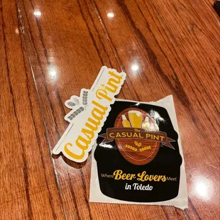 Gave us stickers just randomly!