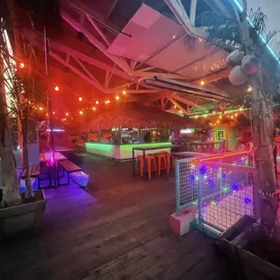 Upstairs patio