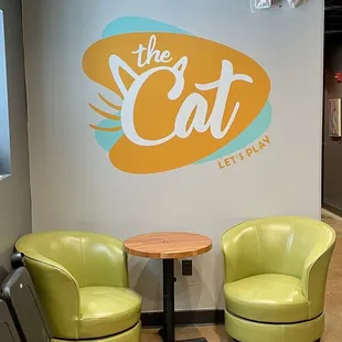 Waiting area outside the theater