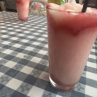 Drinks..strawberry margarita