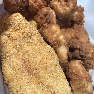 Catch Fried Fish and Chicken Tenders Combo