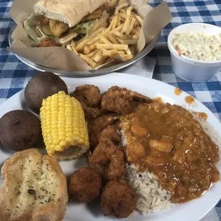 Catch Fried Fish Po Boy